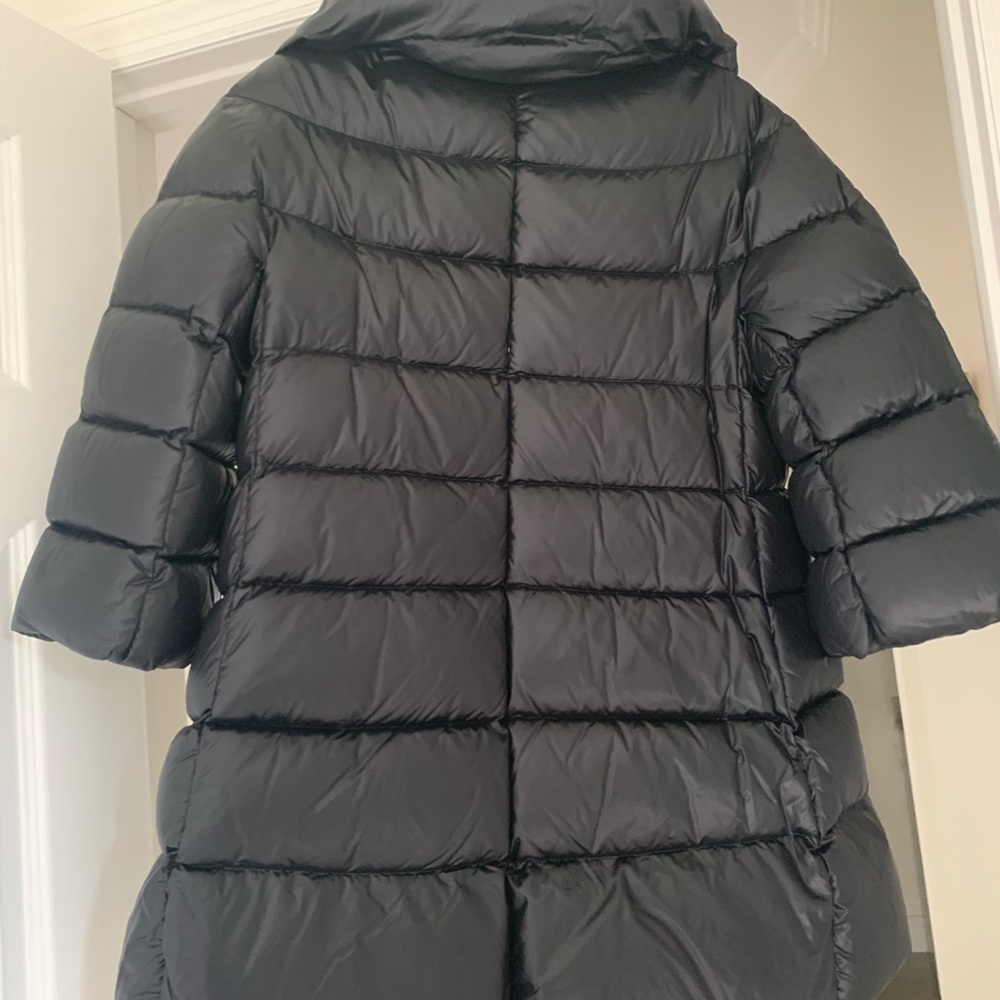Annie P Cropped Sleeve Down Jacket In Black NWOT - Picture 8 of 9